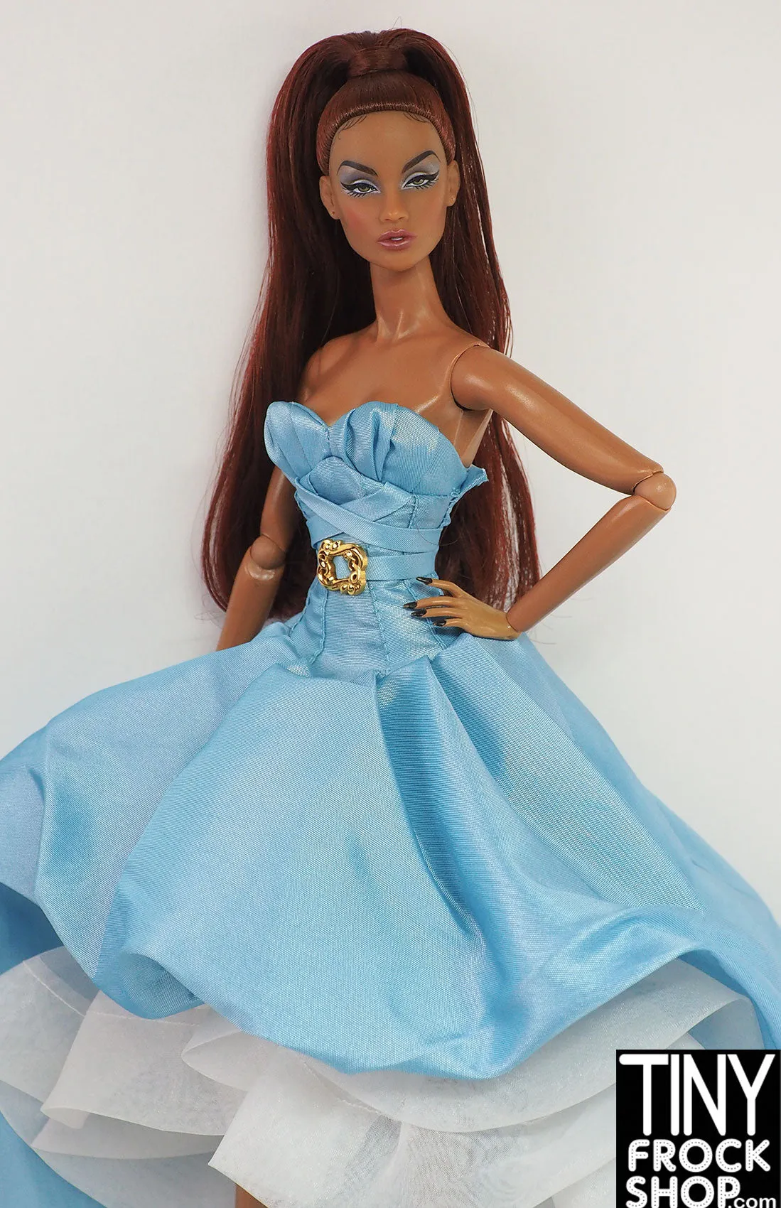 12" Fashion Doll 2010 Couture Angel Blue Dress with Wings - 2 Versions