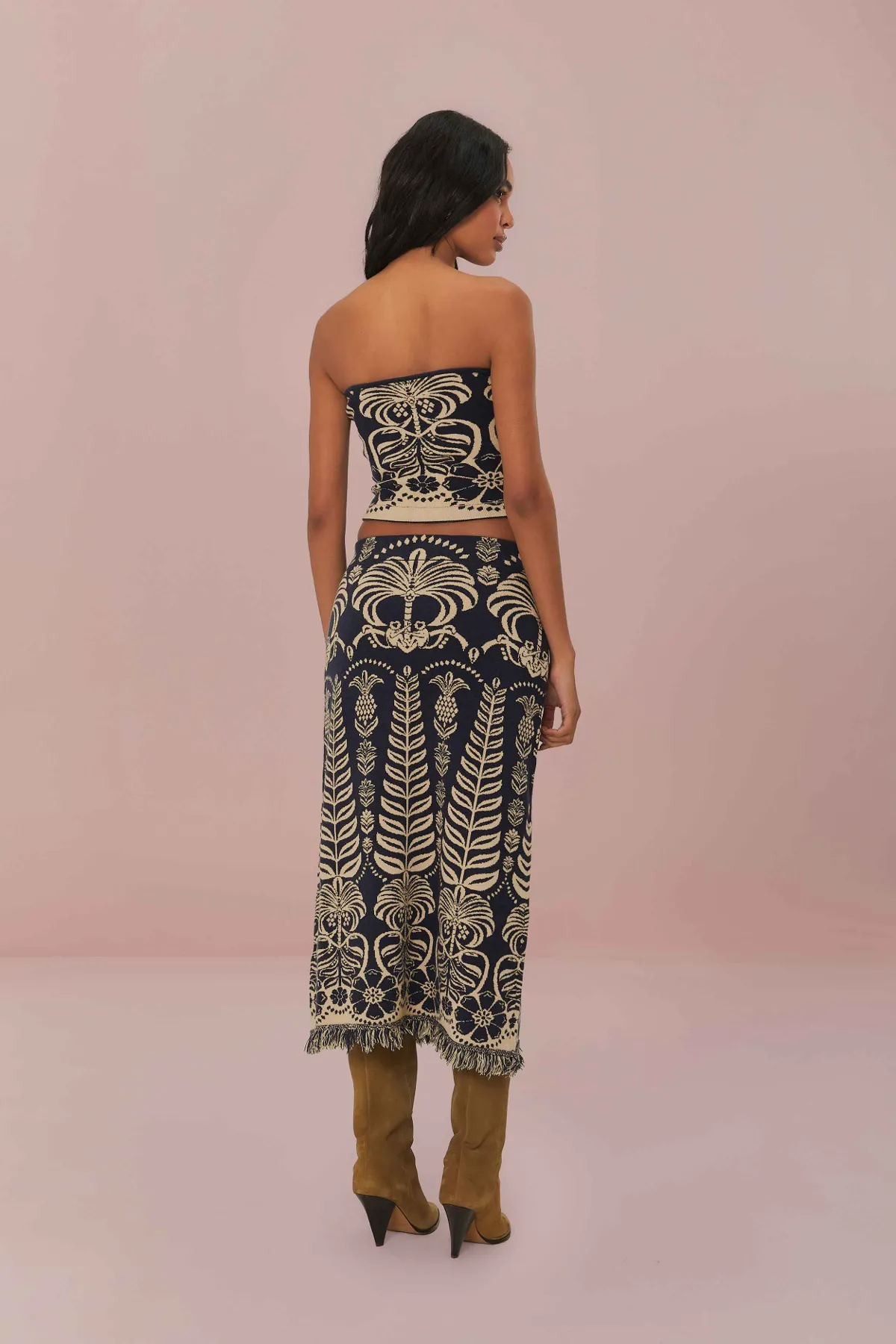 Ainika Tropical Splendor Knit Skirt