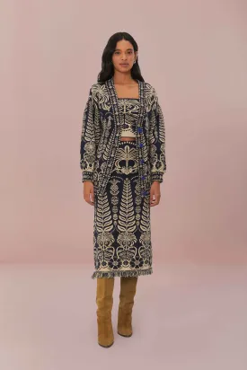 Ainika Tropical Splendor Knit Skirt