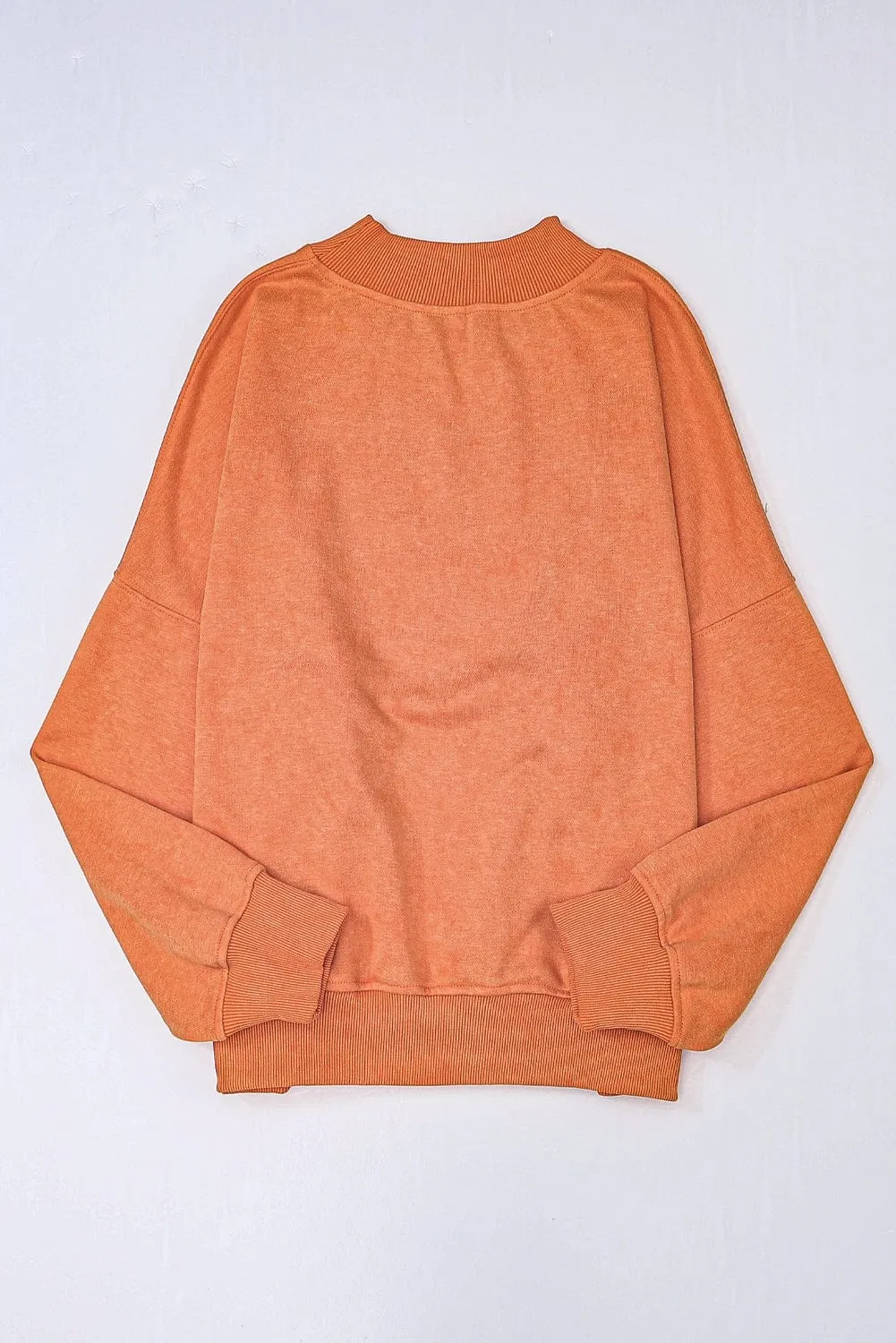 Autumn-Colored Oversized Sweatshirt