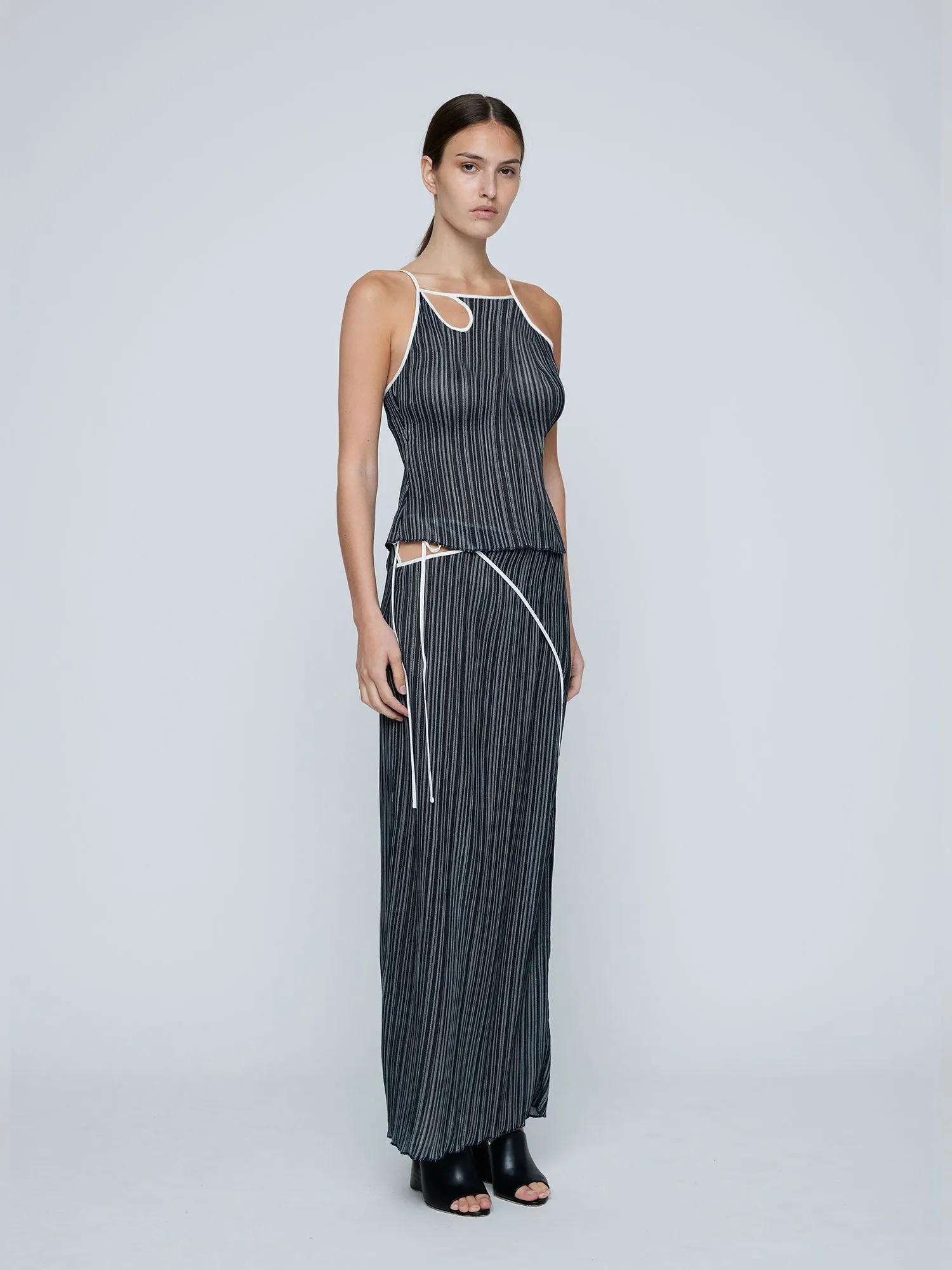 Billie Skirt - Black/White