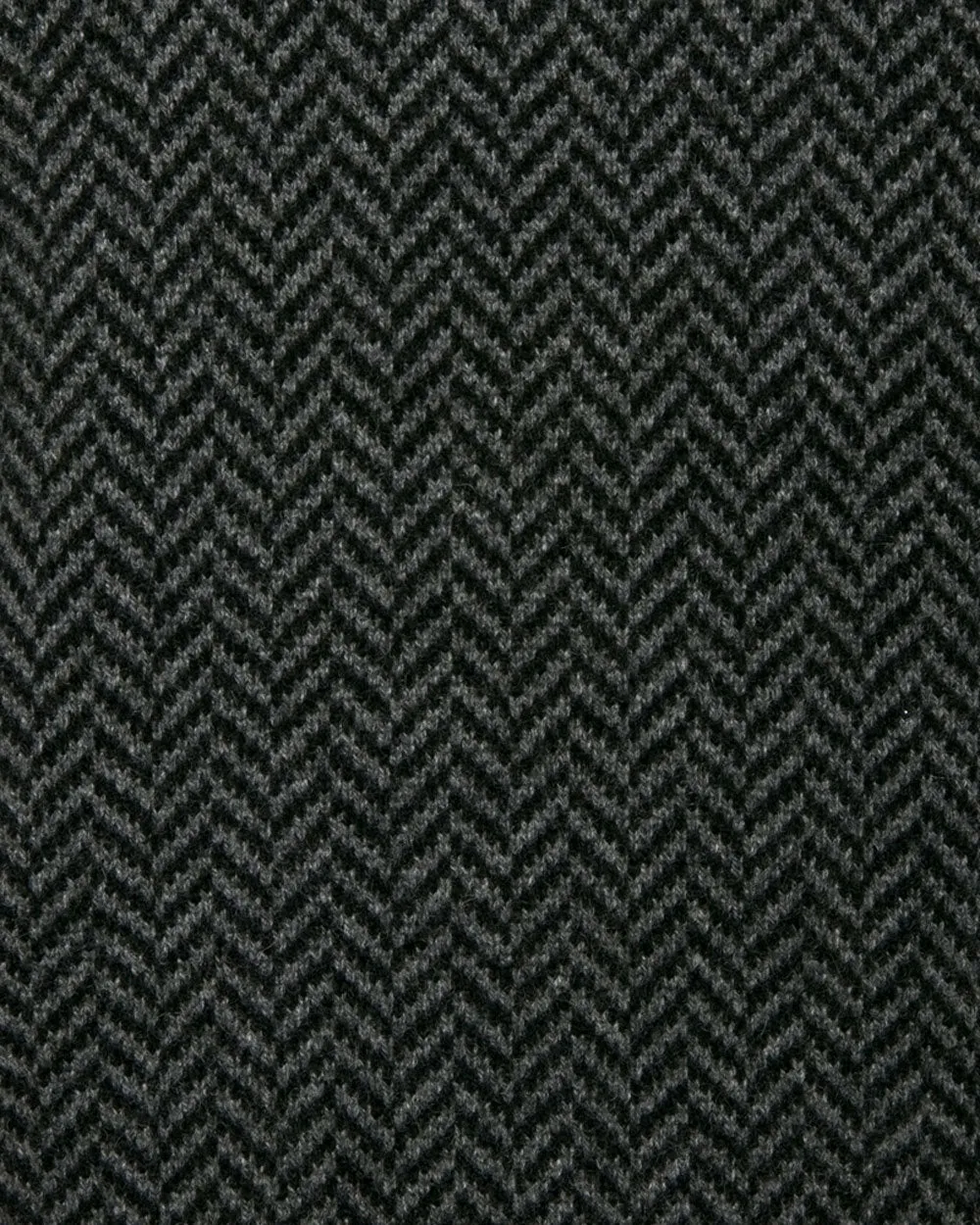 Black Flannel Print Cashmere Sweater