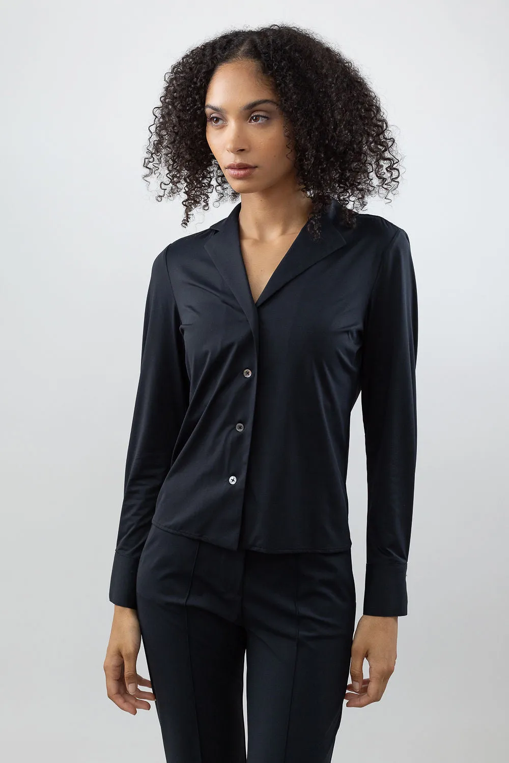 Blazer Collar Blouse