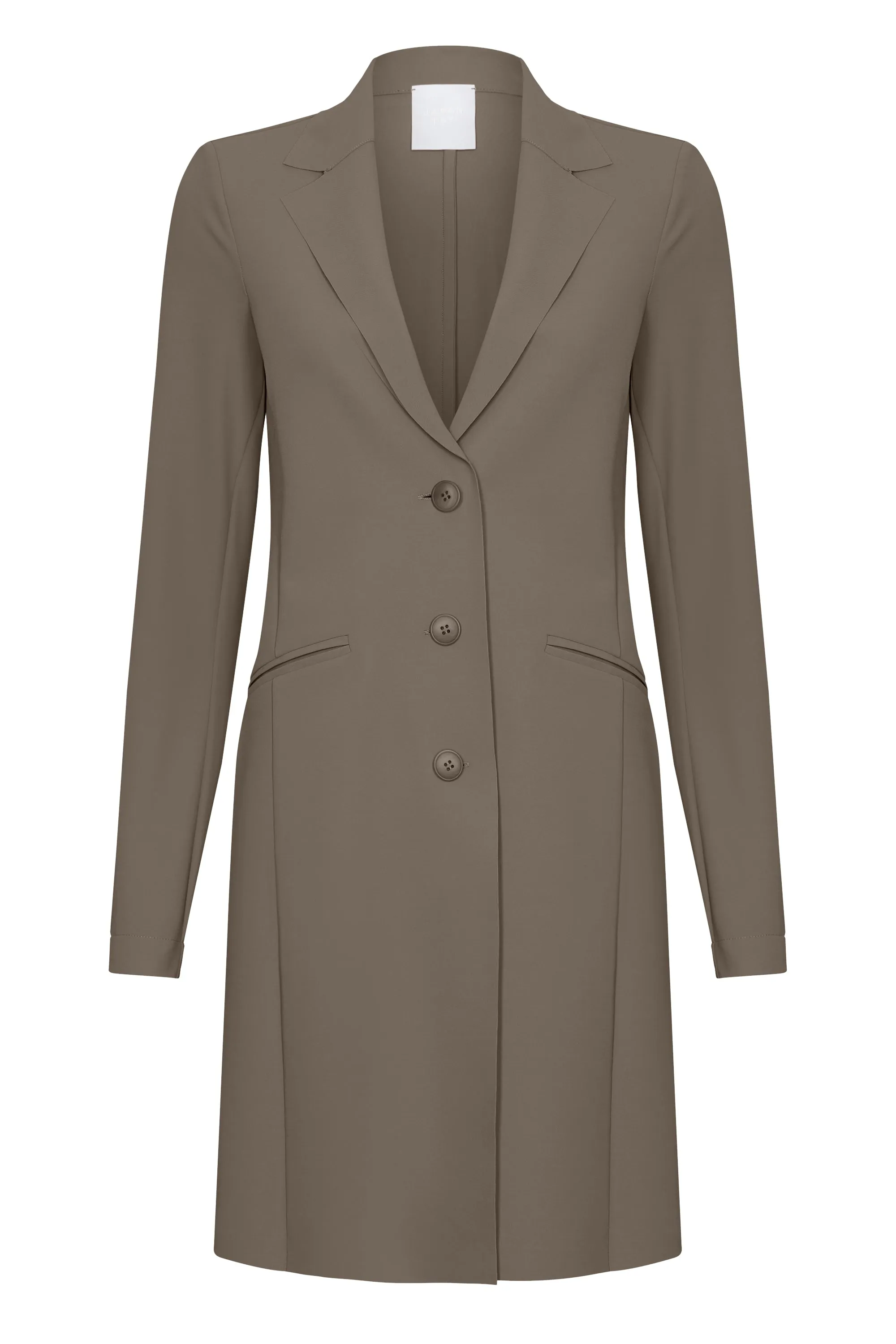 Blazer | Long | Travel Jersey | Luna | Taupe