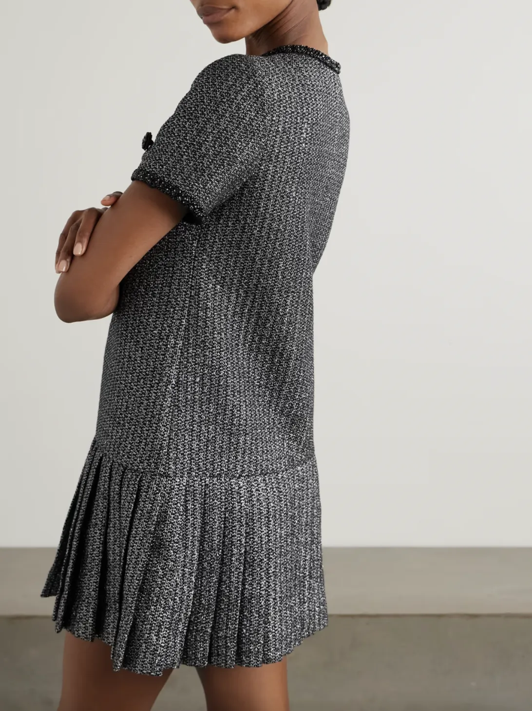 Bouclé mini dress