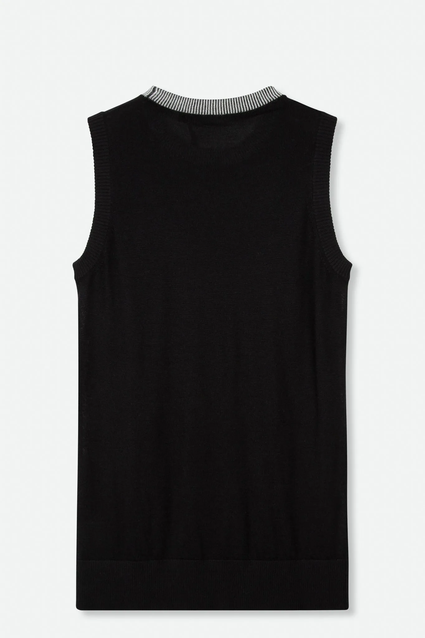 BRIELLE SLEEVELESS TANK IN FINE GAUGE CASHMERE