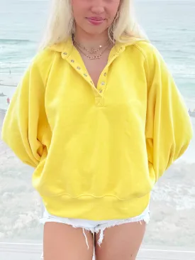 Brynn Pullover Top | Lemon