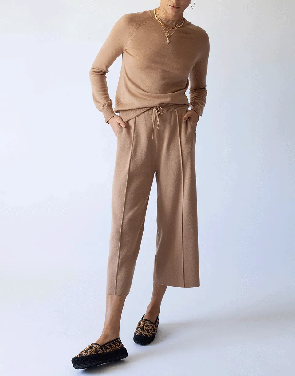 Camel Long Sleeve Pullover
