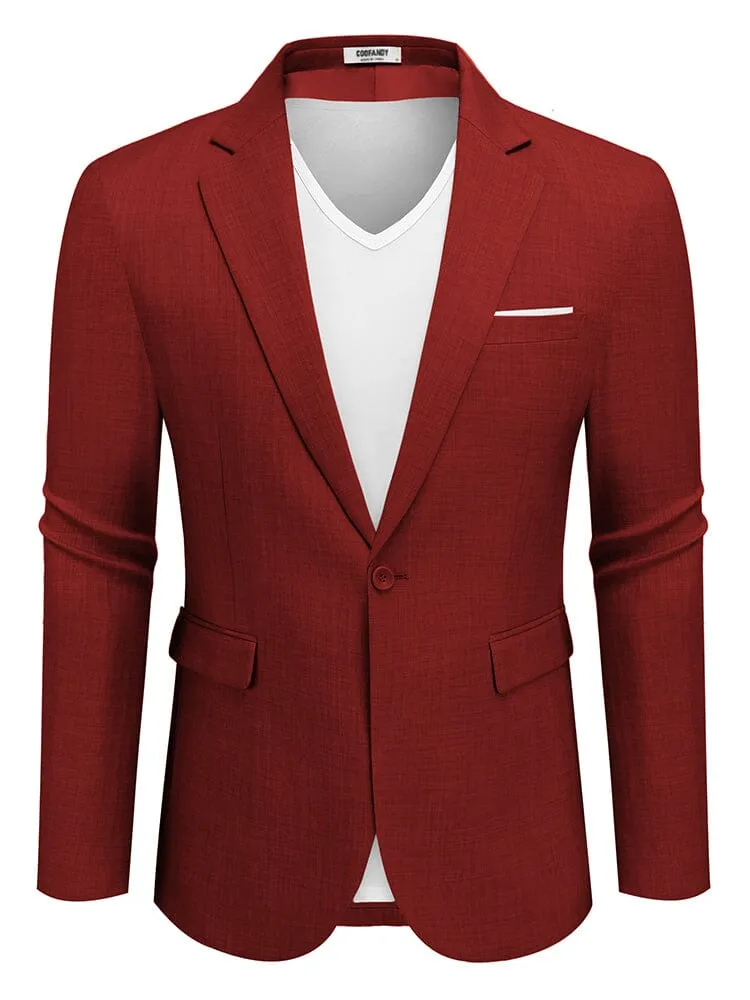Casual One Button Suit Jackets (US Only)