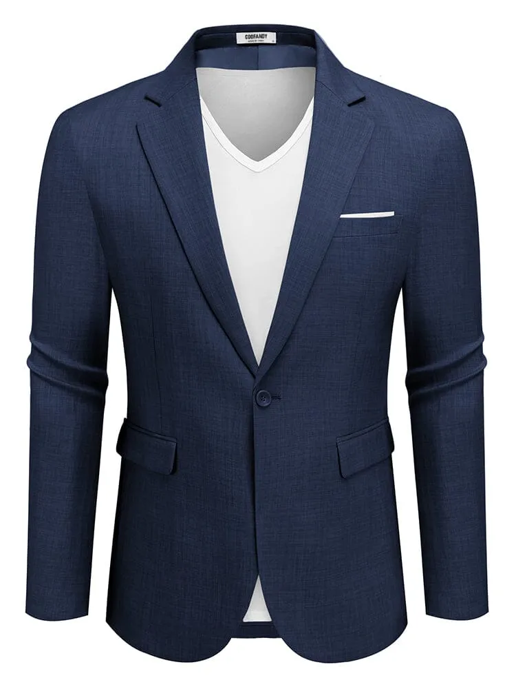 Casual One Button Suit Jackets (US Only)
