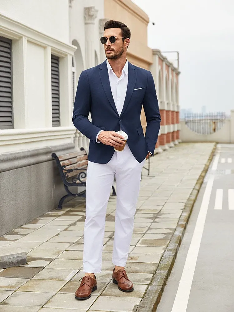 Casual One Button Suit Jackets (US Only)