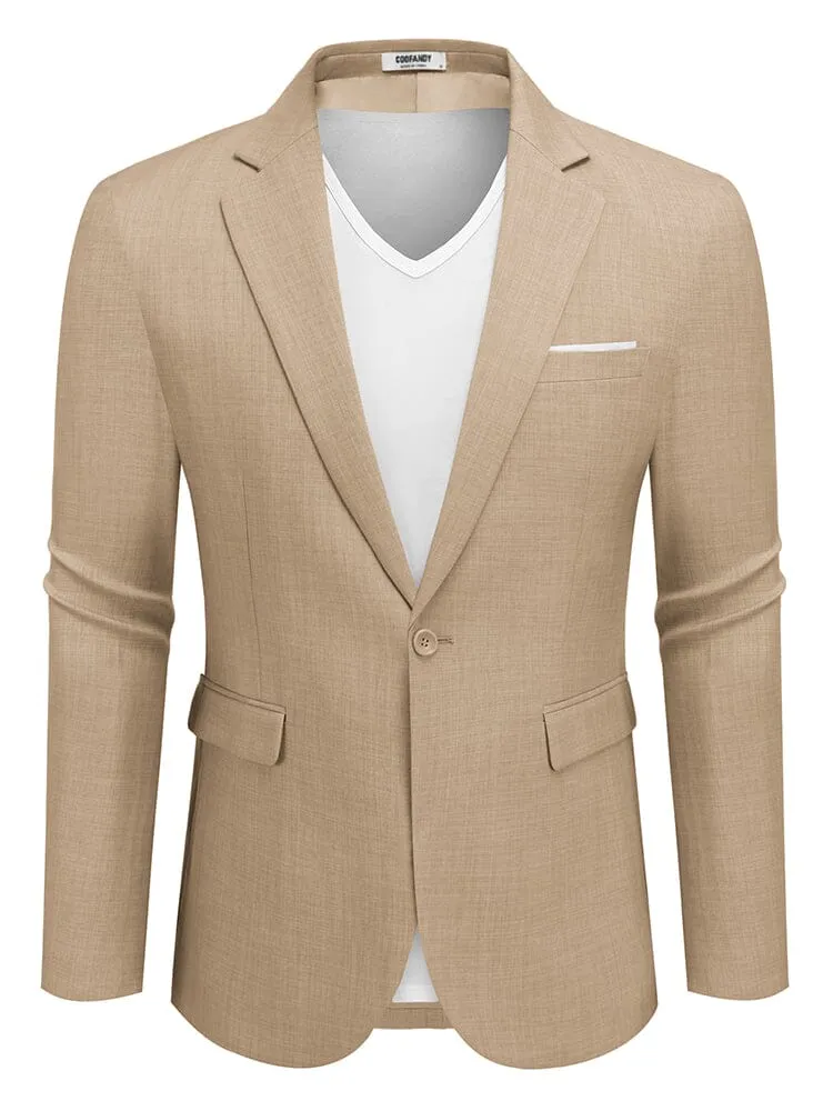 Casual One Button Suit Jackets (US Only)