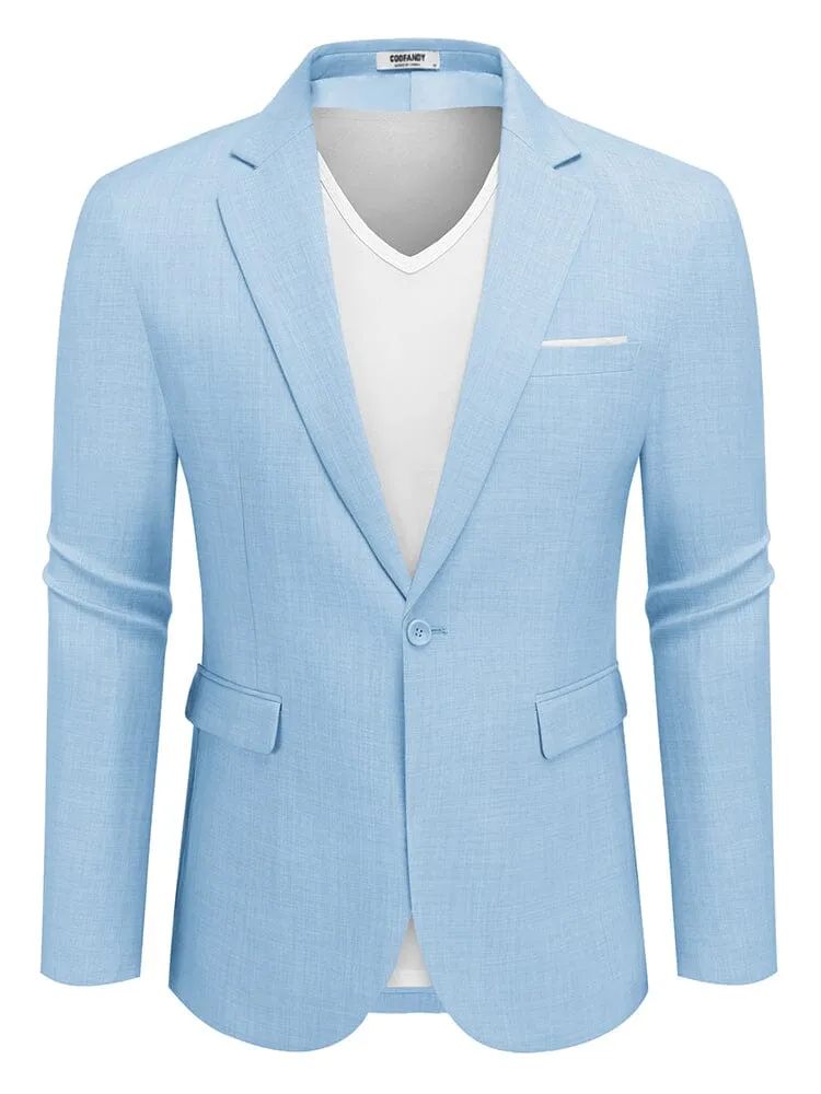 Casual One Button Suit Jackets (US Only)