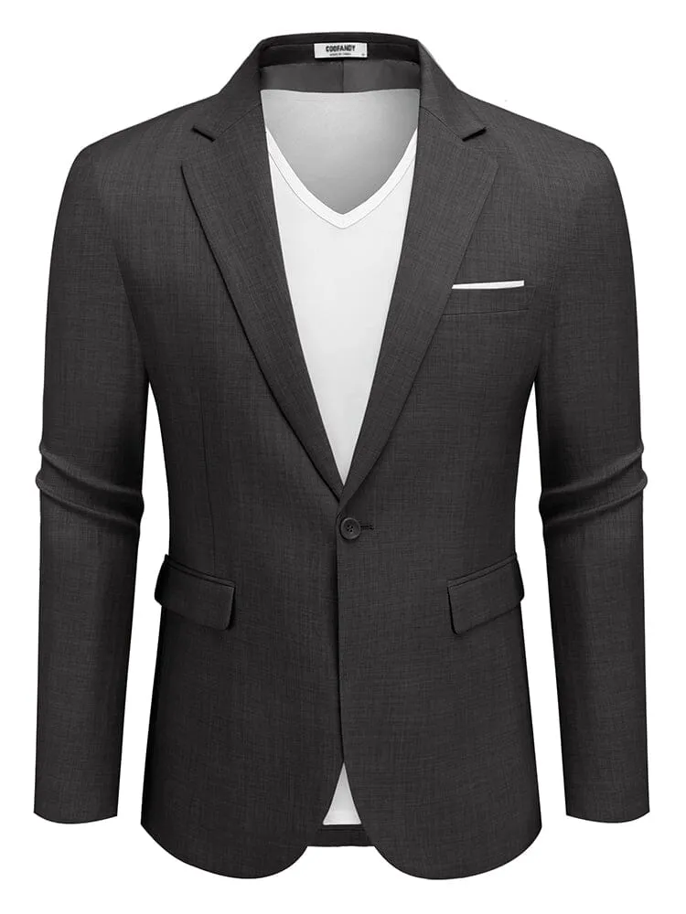 Casual One Button Suit Jackets (US Only)
