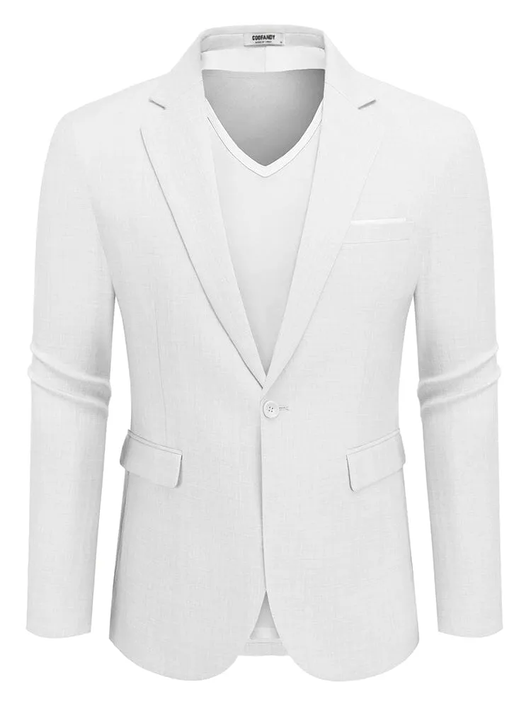 Casual One Button Suit Jackets (US Only)