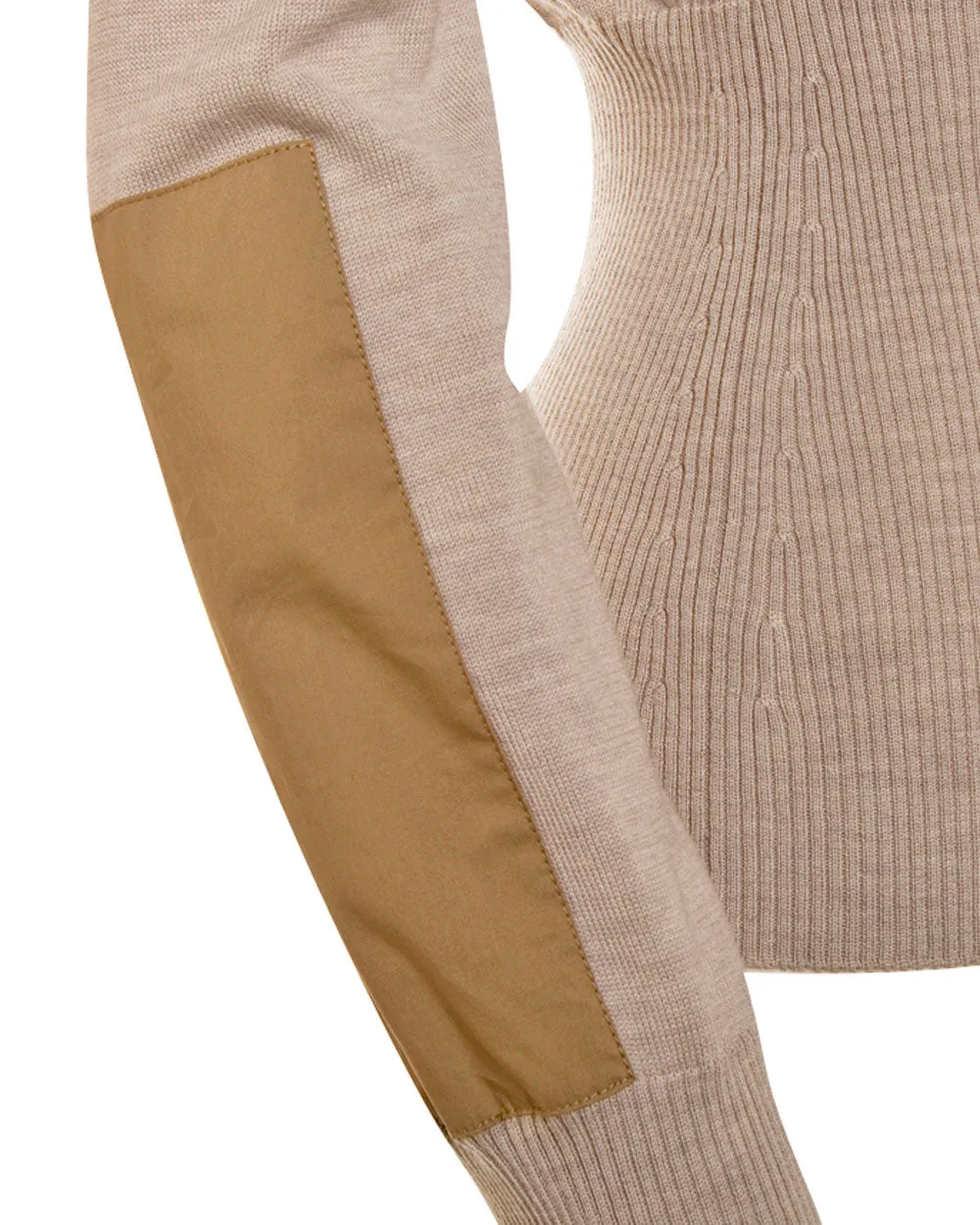 Chalk Quarter Button Drew Pullover