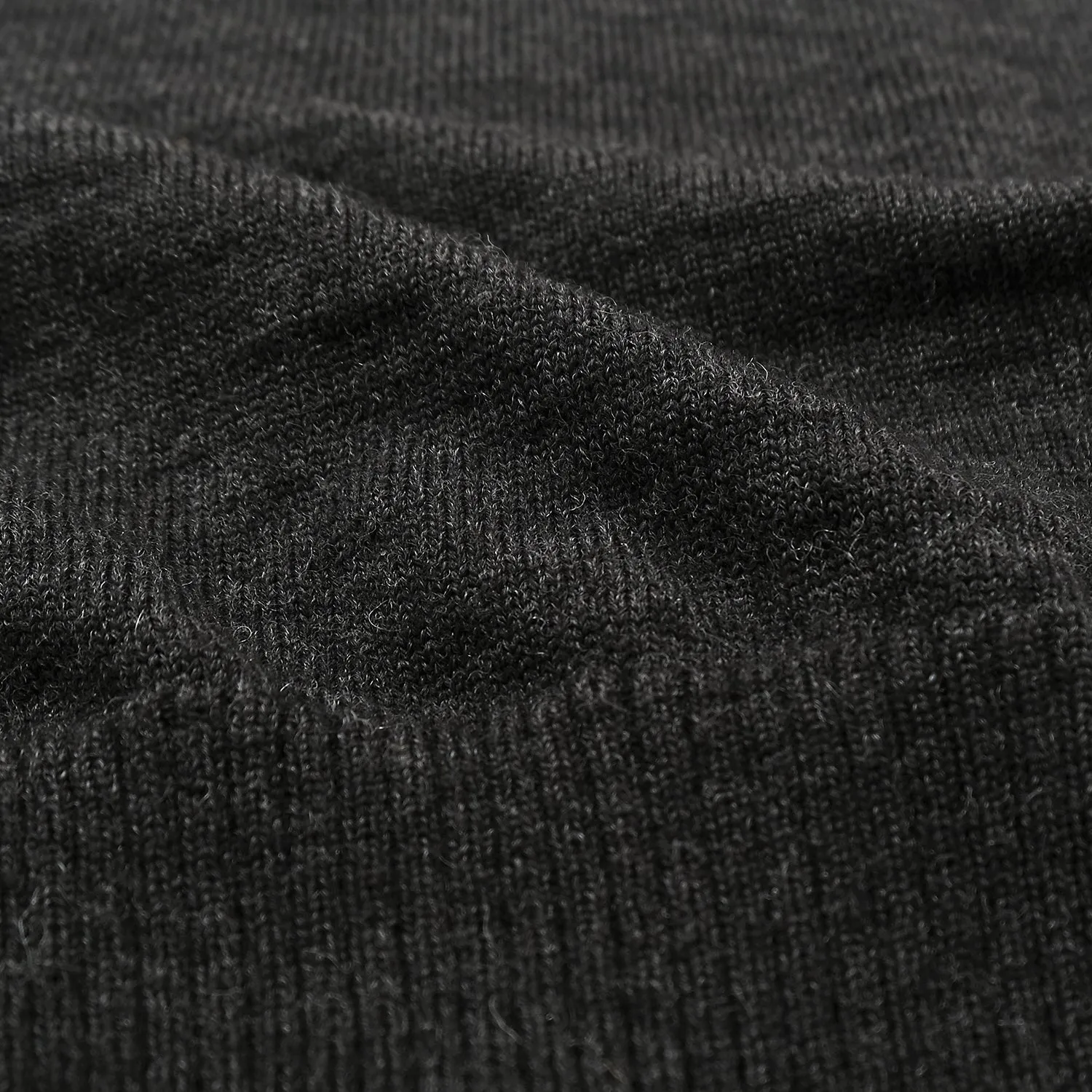 Charcoal Mockneck Pullover Sweater