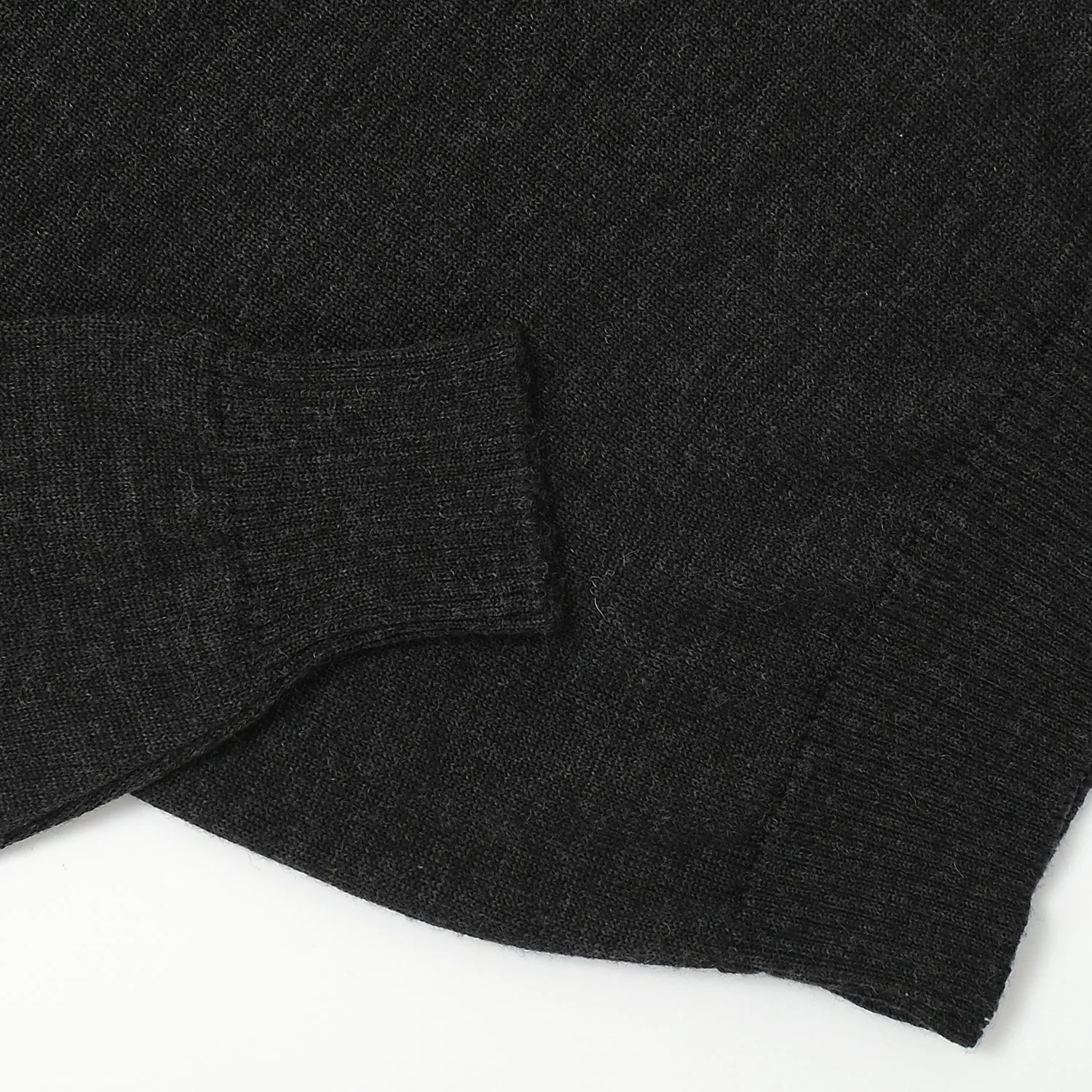 Charcoal Mockneck Pullover Sweater