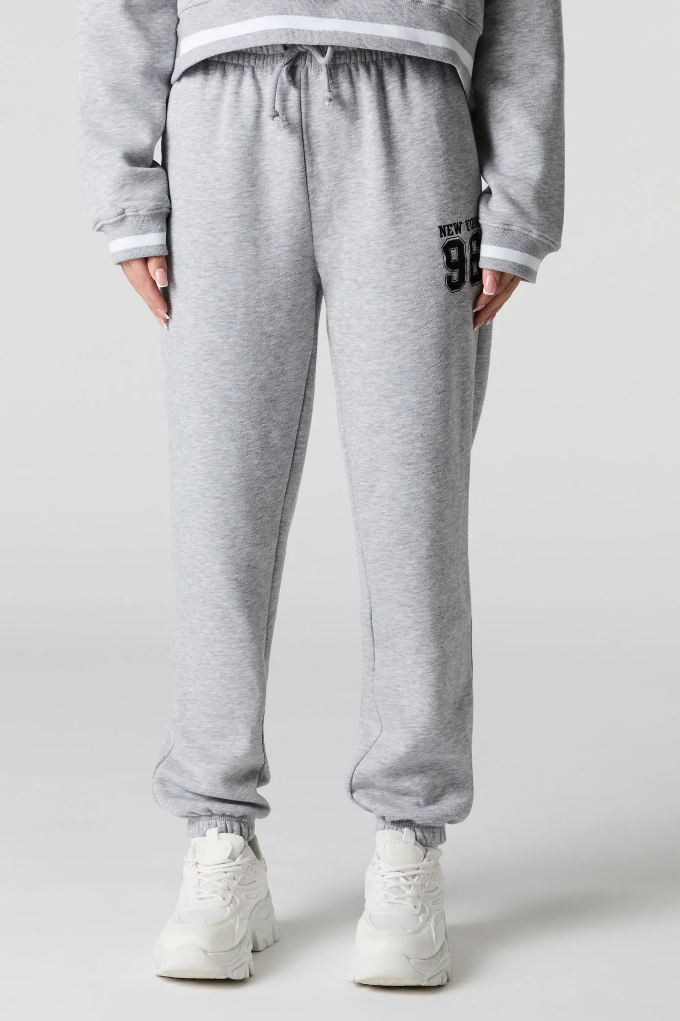 Chenille Embroidered Destination Jogger