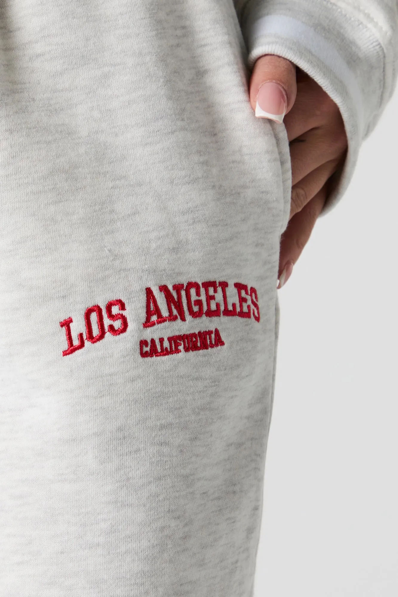Chenille Embroidered Destination Jogger