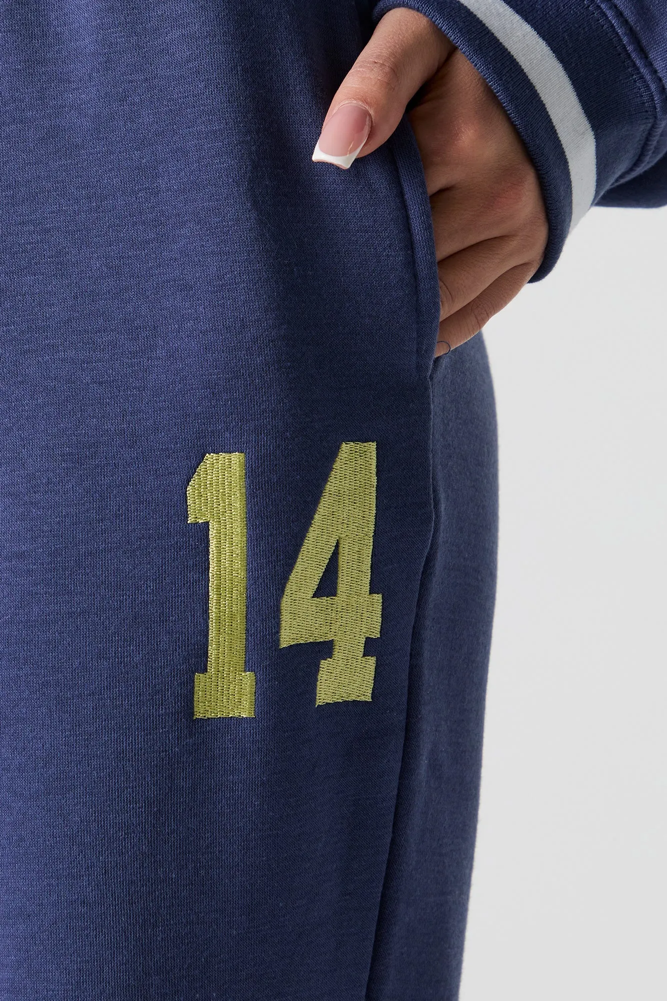 Chenille Embroidered Destination Jogger