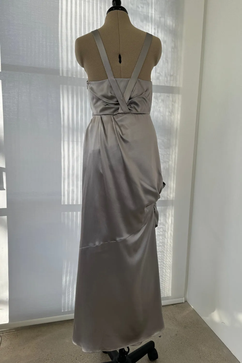 Christian Dior Fall 2008 Silver Dress - 14.5" W