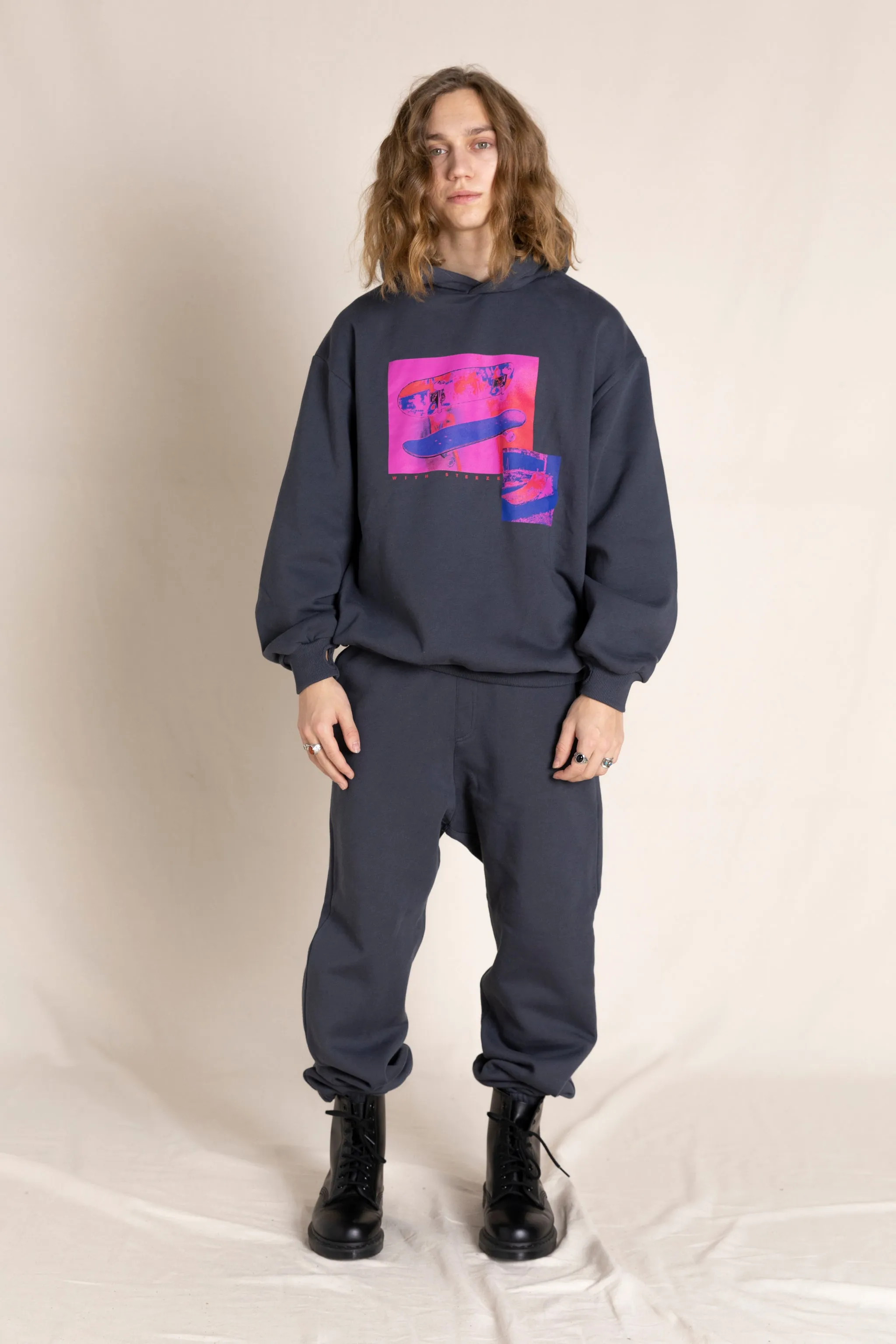 CONOR Winter Black - loose Fit Sweatpants