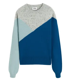 Cooper Cashmere Colorblock Sweater
