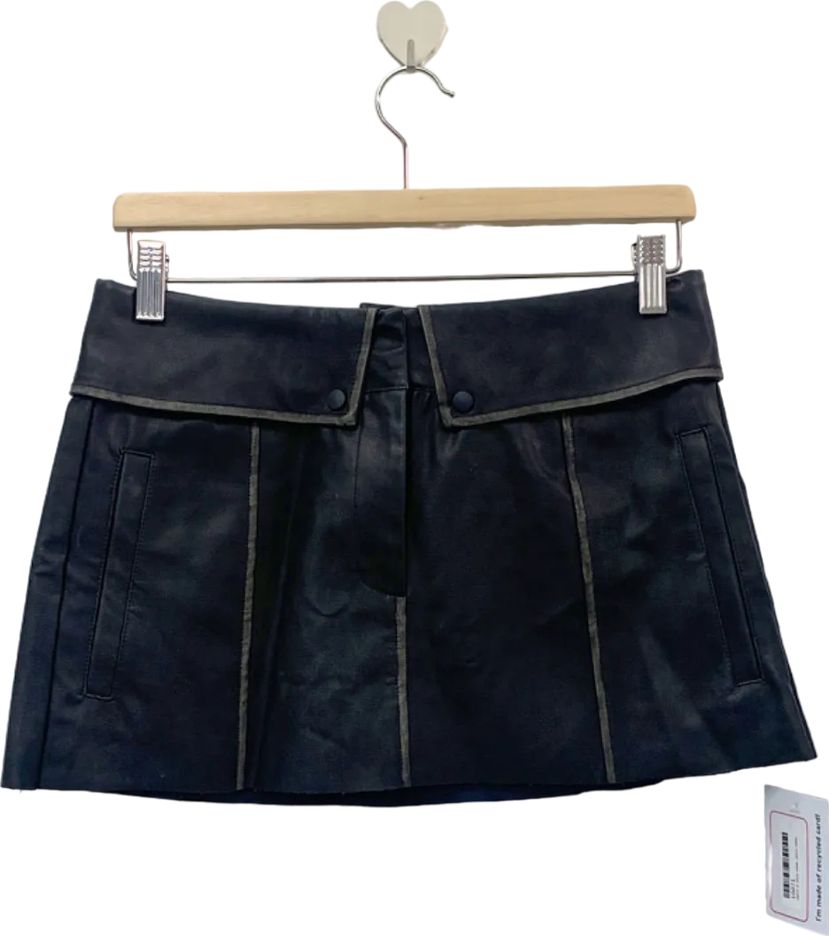 Couture Black Mini Skirt UK 8