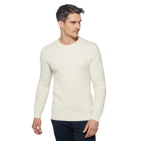 Crew-neck Diamond Grid Pullover PIERO