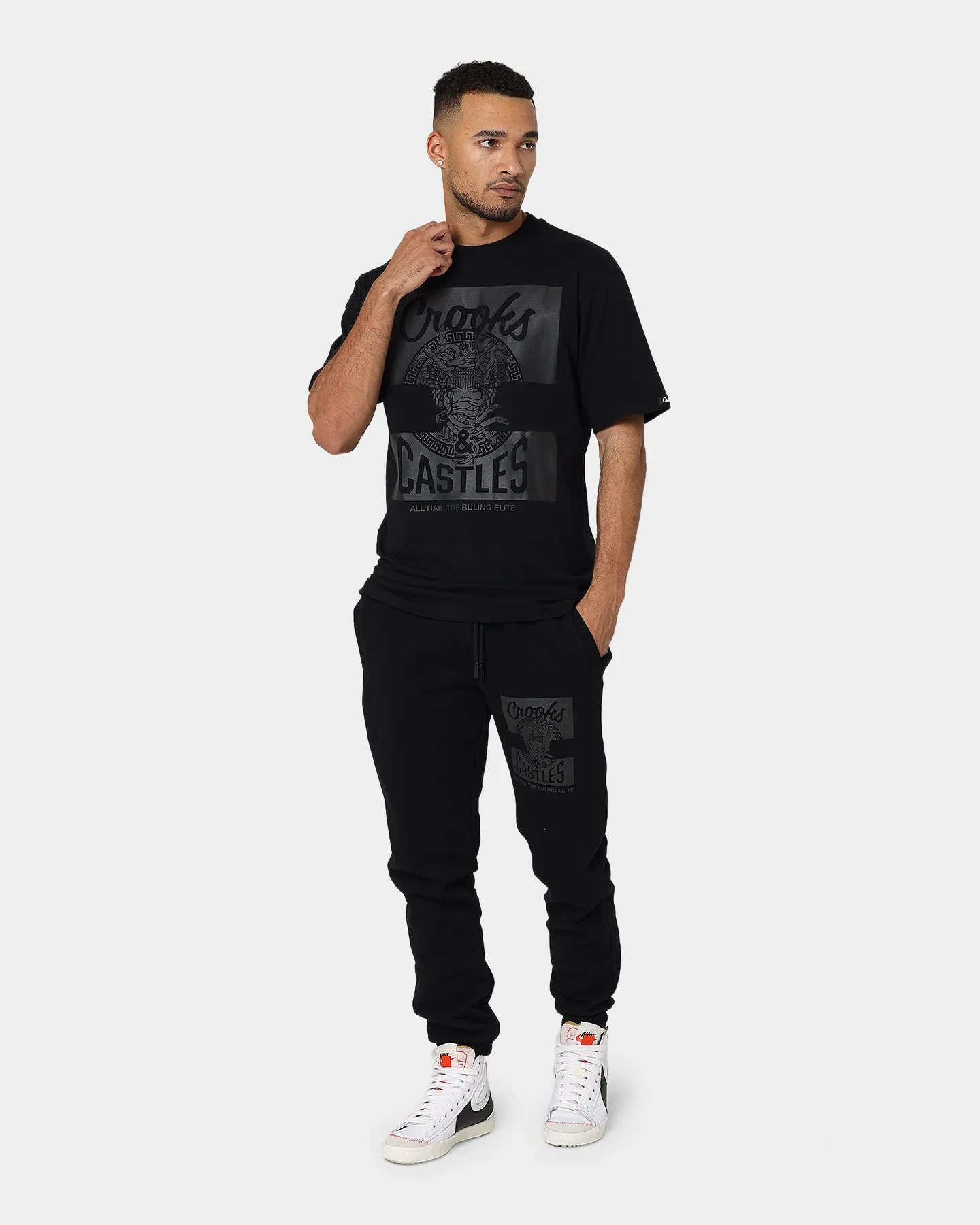 Crooks & Castles Mad Klepto Joggers Black