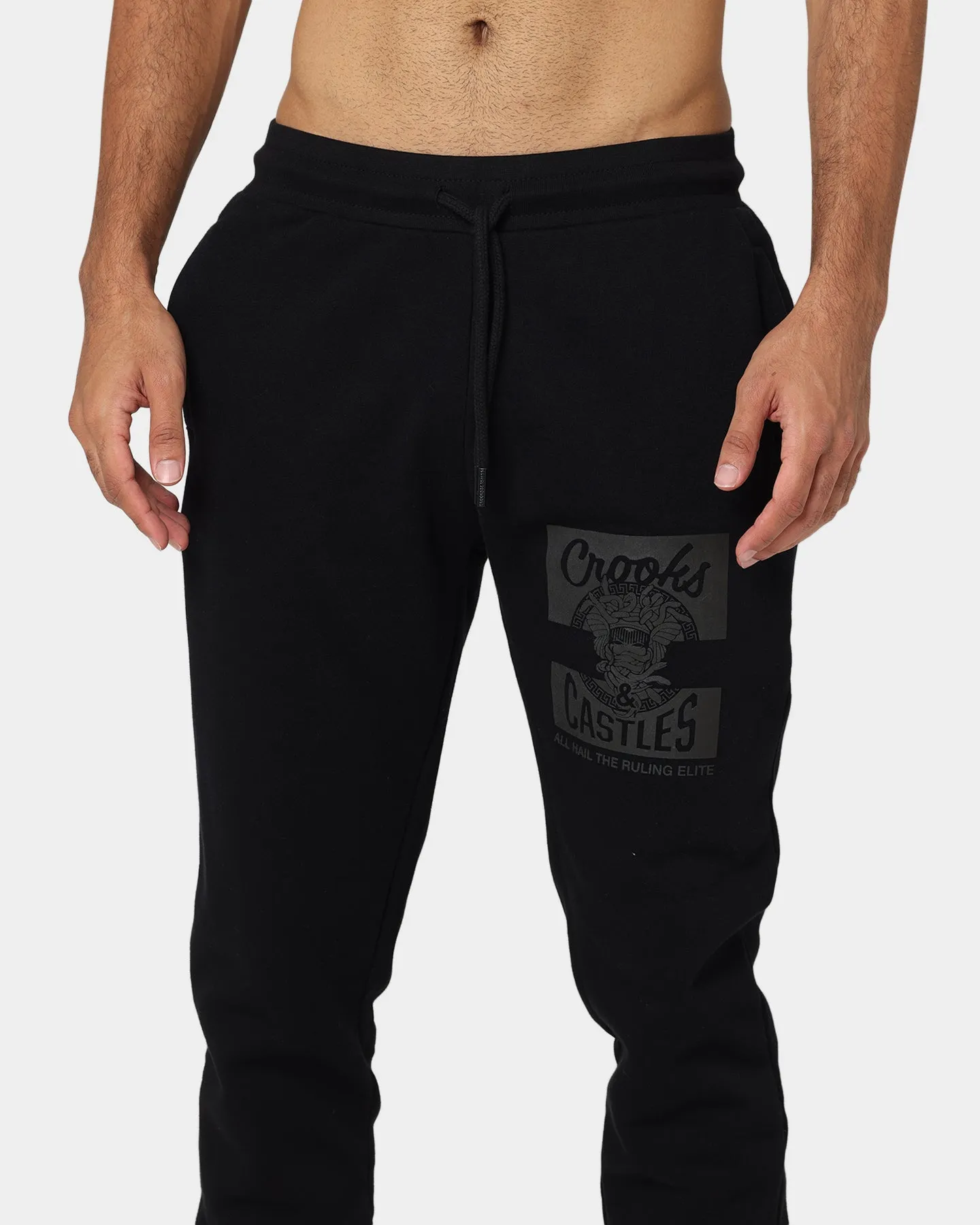 Crooks & Castles Mad Klepto Joggers Black