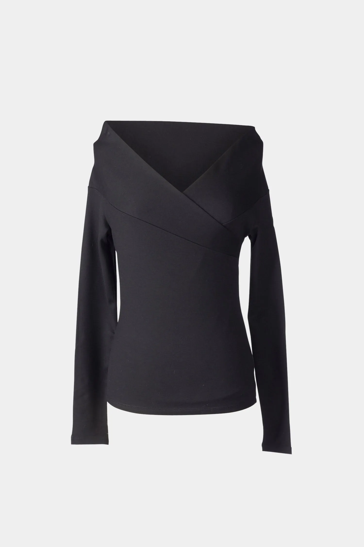 DEBORA TOP LONG - BLACK