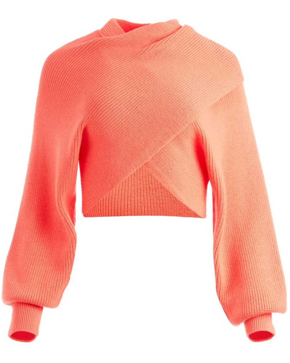Deep Coral Reversible Mora Pullover