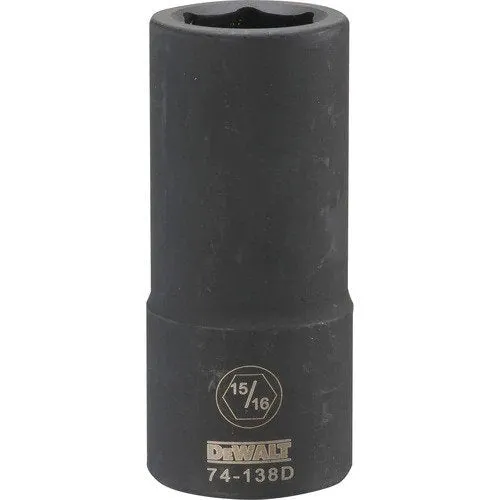 Dewalt DWMT74138OSP  -  3/4 DRIVE DEEP IMPACT SOCKET - 6 POINT-15/16"