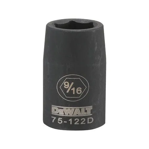 Dewalt DWMT75122OSP  -  1/2 DRIVE IMPACT SOCKET - 6 POINT-9/16"