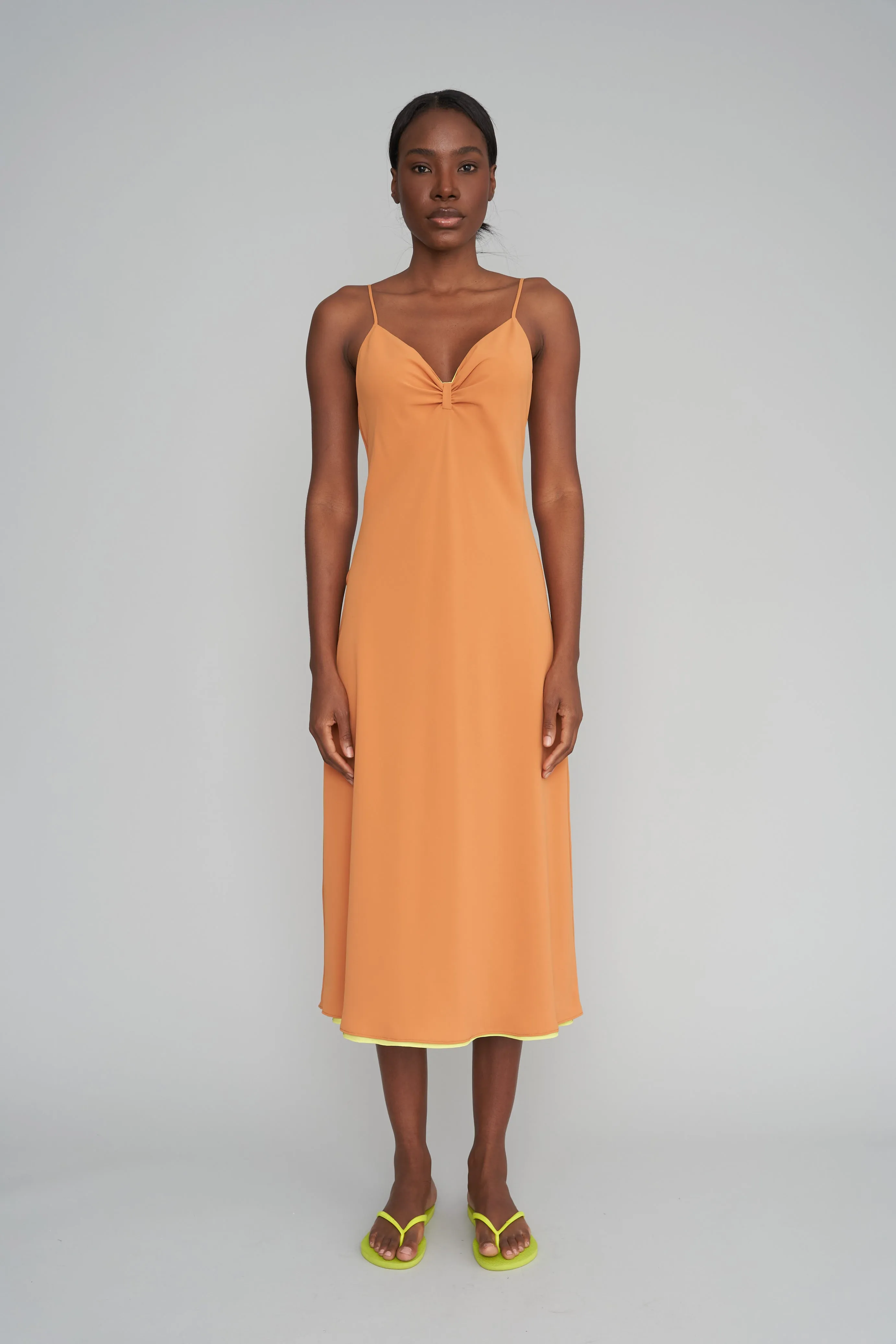 Double Bessette Slip Dress
