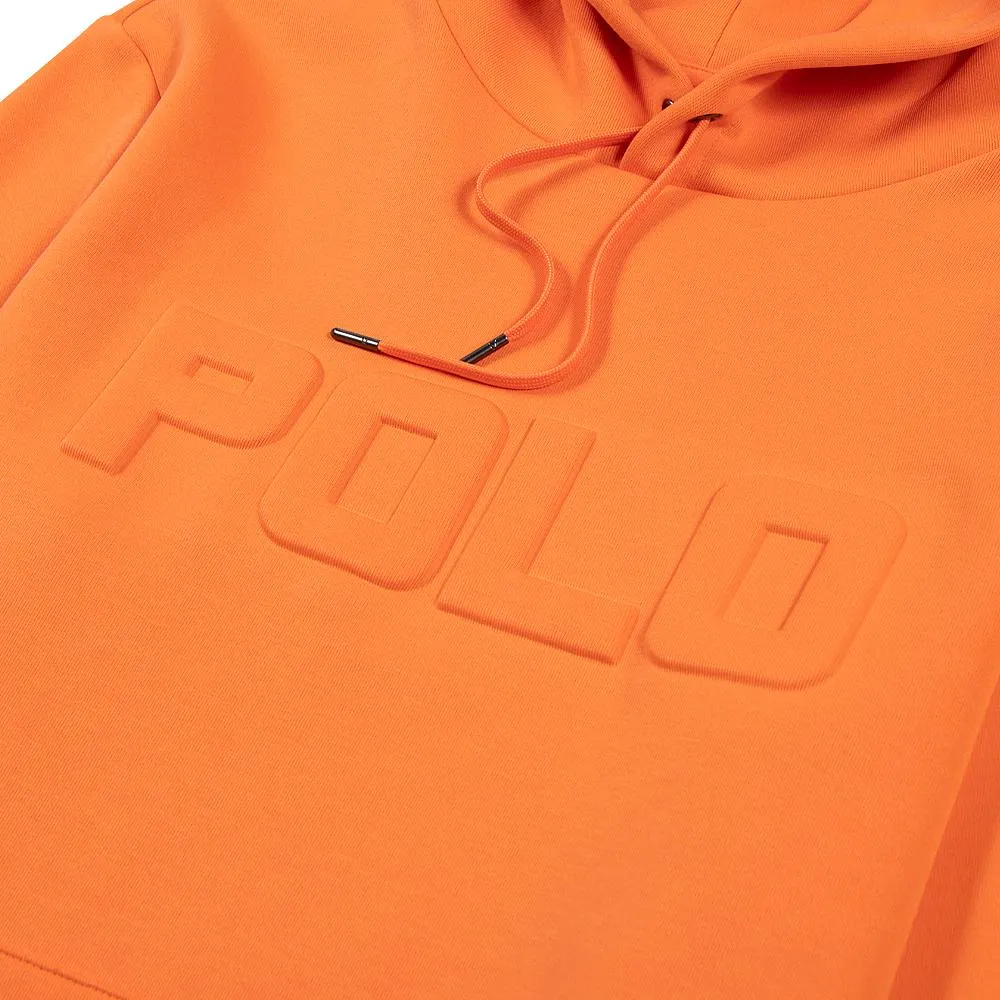 Double-Knit Pullover Hoodie | Orange
