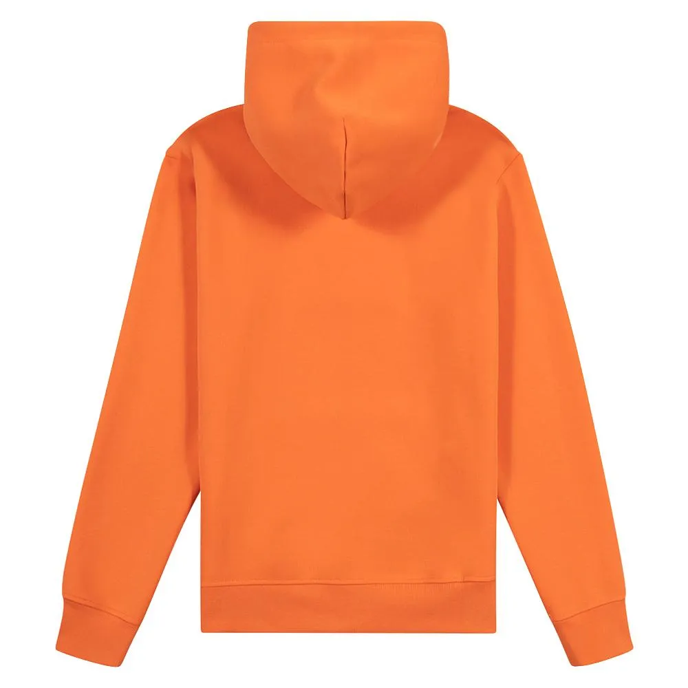 Double-Knit Pullover Hoodie | Orange