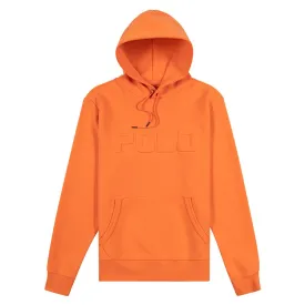 Double-Knit Pullover Hoodie | Orange