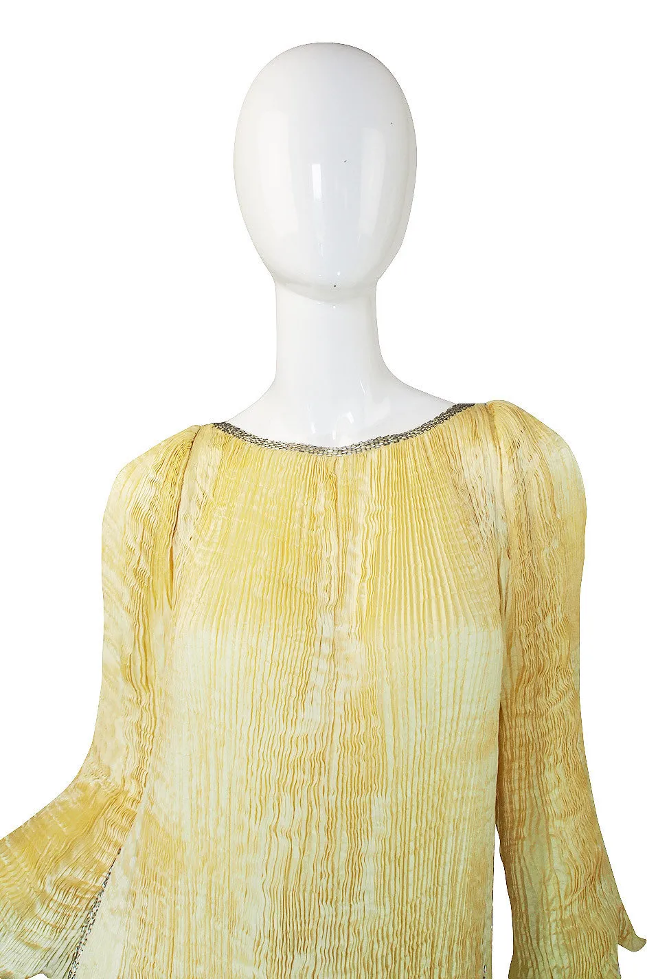 Early 1980s Rare Patricia Lester Silk & Bead Gown/Set