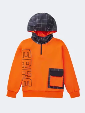 Erke Pullover Kids-Boys Lifestyle Hoody Bright Orange