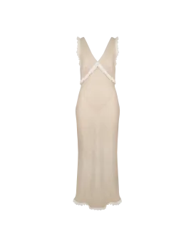 ESME LINEN SLIP DRESS NATURAL