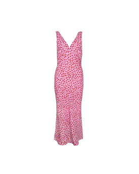 ESME SLIP DRESS PINK SCATTER HEARTS