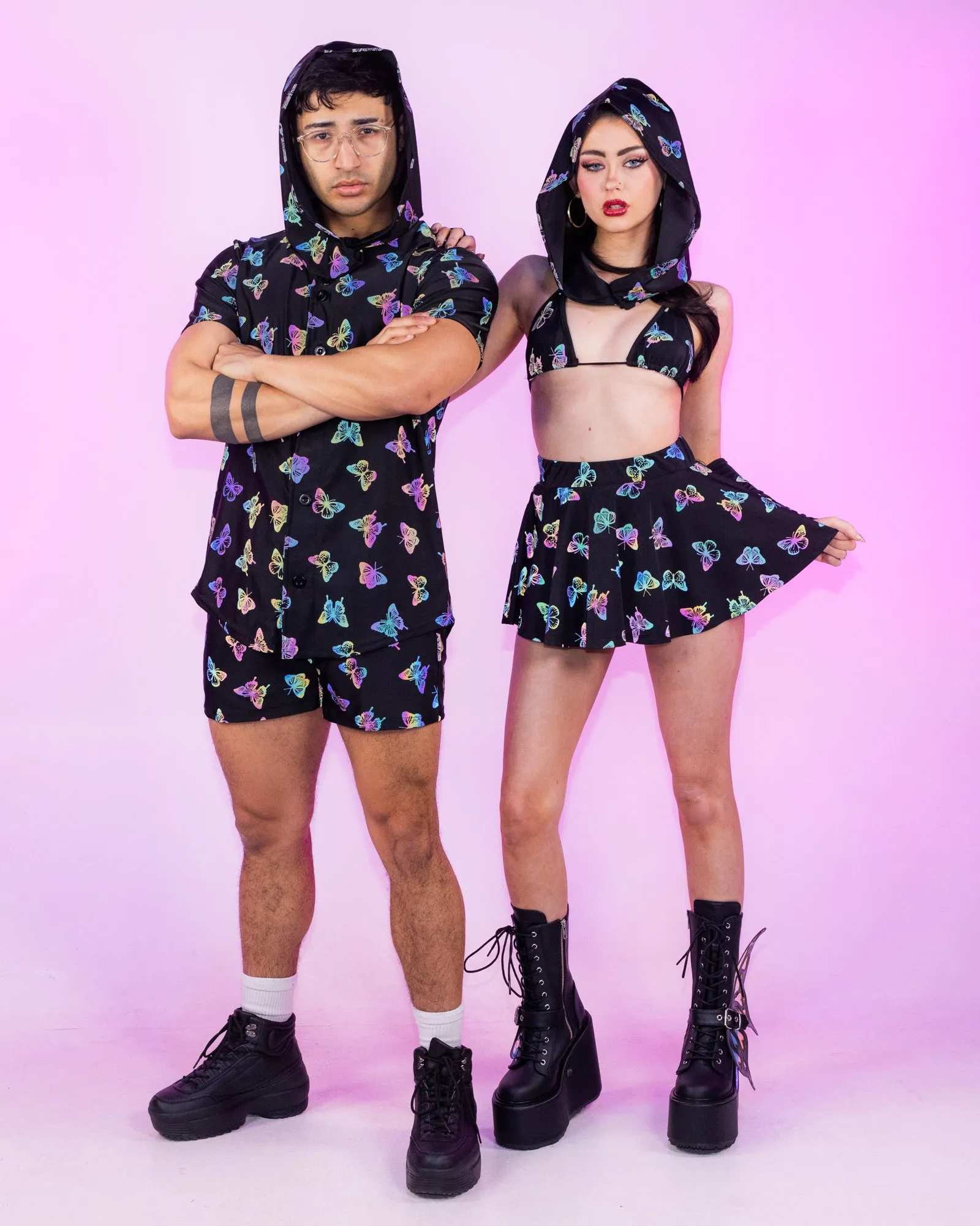Flash Reflective Butterfly Skirt