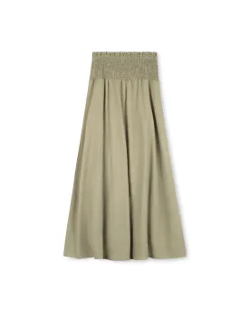 Galix Linen Maxi Skirt