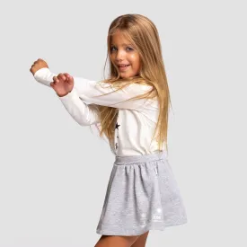 Girl's Grey Reflectant Skirt