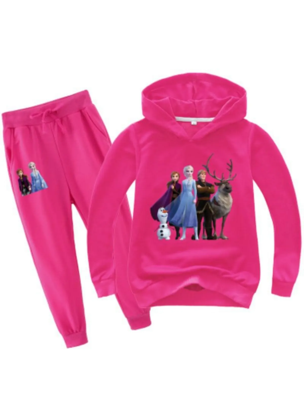 Girls  Hoodie and Pants Tracksuit Set