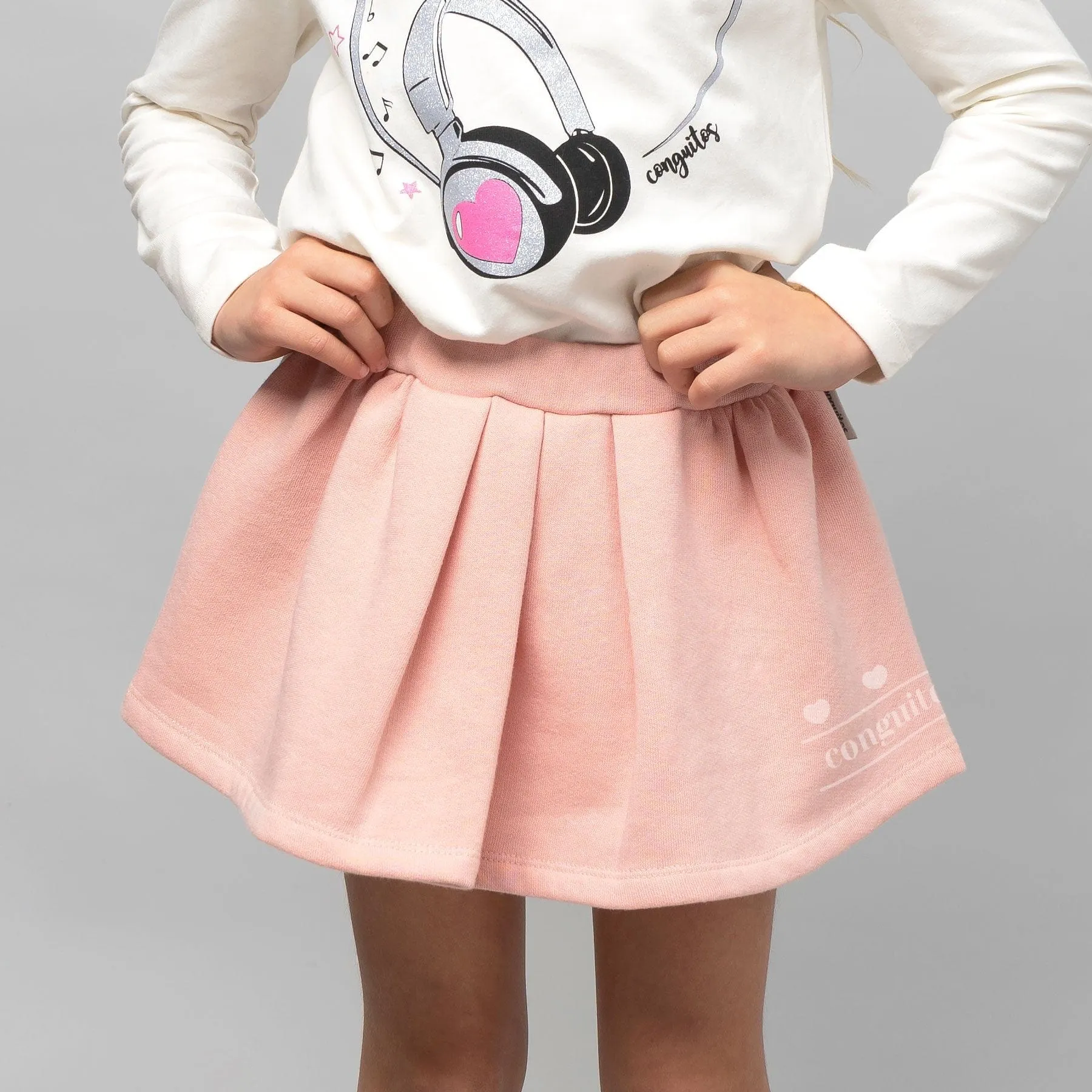 Girl's Pink Reflectant Skirt