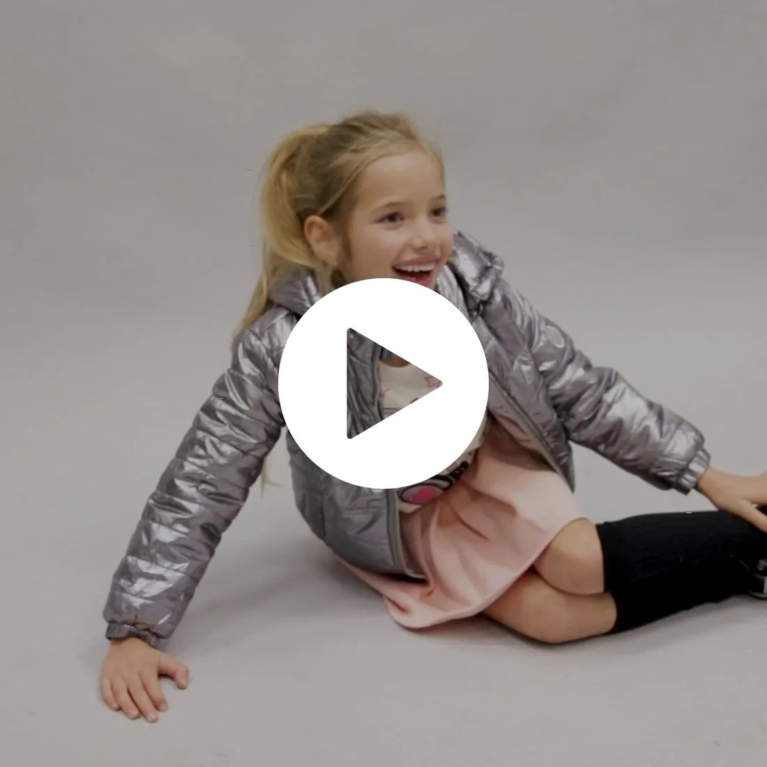 Girl's Pink Reflectant Skirt